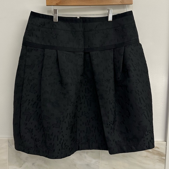 Lida Baday Black Pleated Mini Skirt - Picture 1 of 7